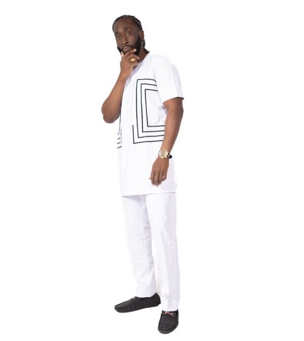 African Men’s Native Wear(White)