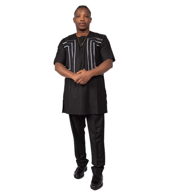 African Men’s Native Wear (Black)